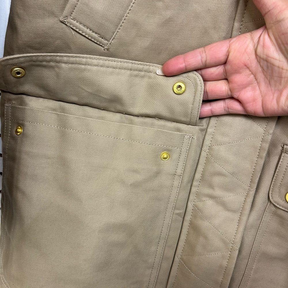 H&M Beige Hooded Utility Jacket - Picture 3 of 7